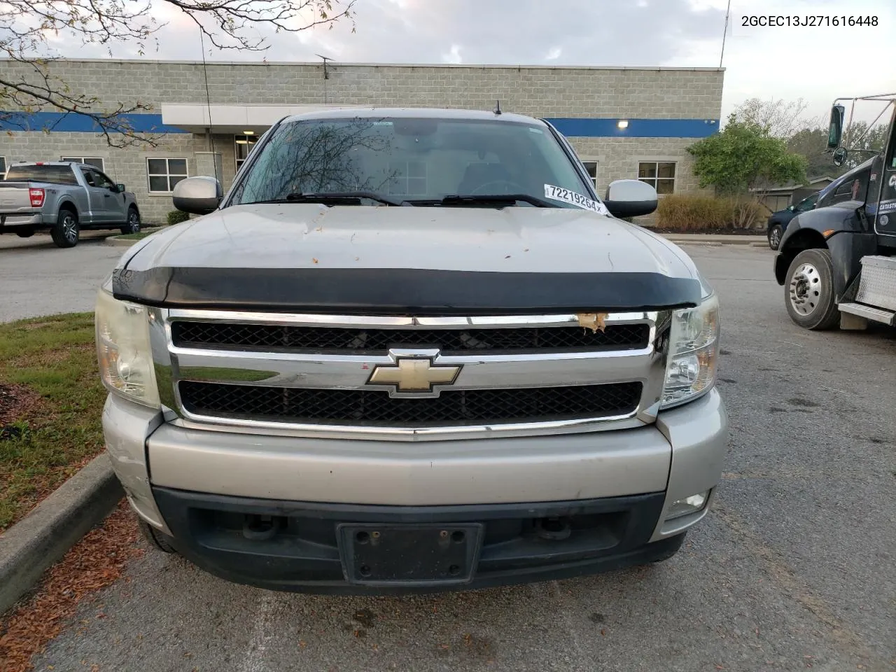 2007 Chevrolet Silverado C1500 Crew Cab VIN: 2GCEC13J271616448 Lot: 72219264