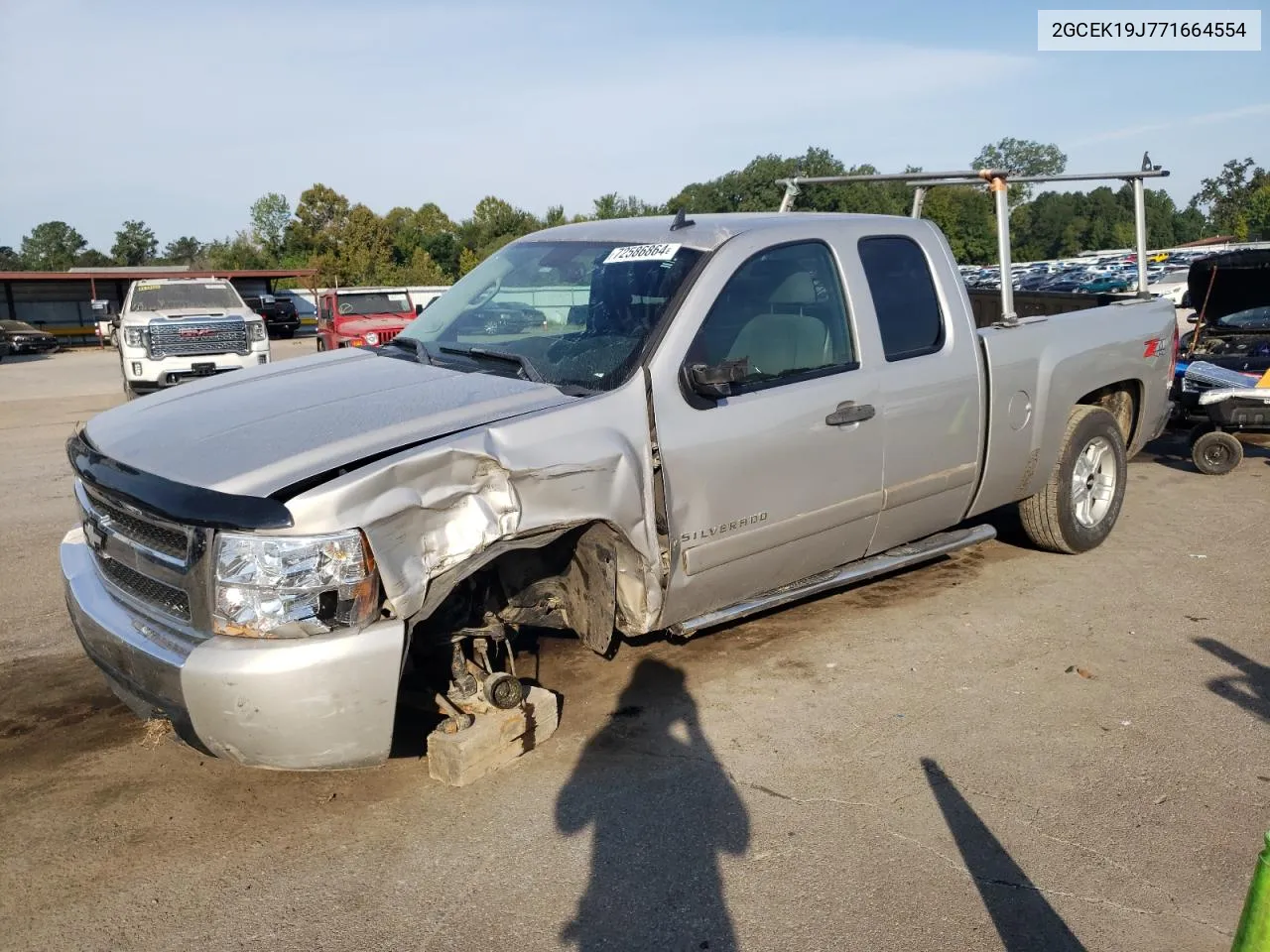 2007 Chevrolet Silverado K1500 VIN: 2GCEK19J771664554 Lot: 72586864