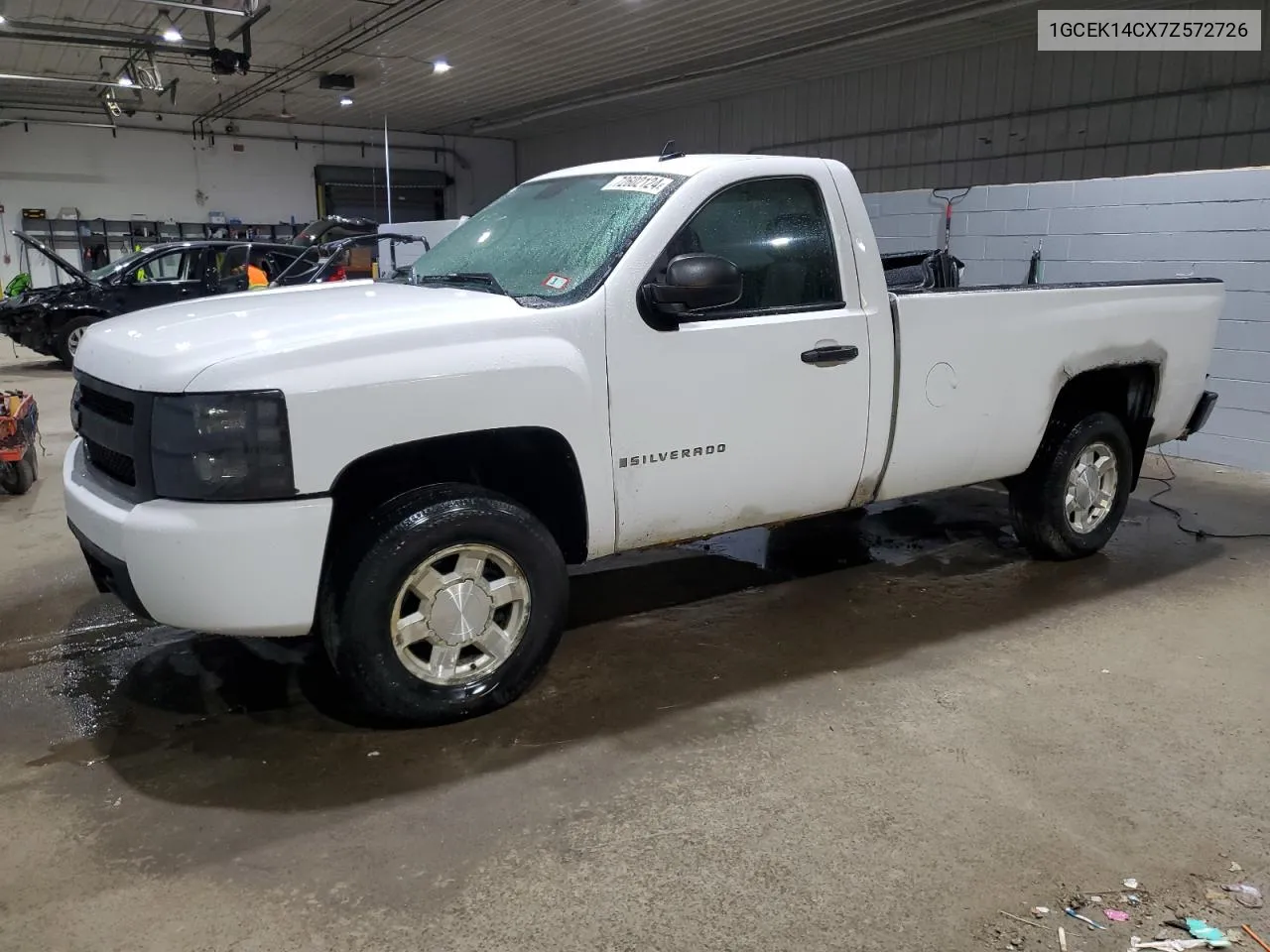 2007 Chevrolet Silverado K1500 VIN: 1GCEK14CX7Z572726 Lot: 72602124