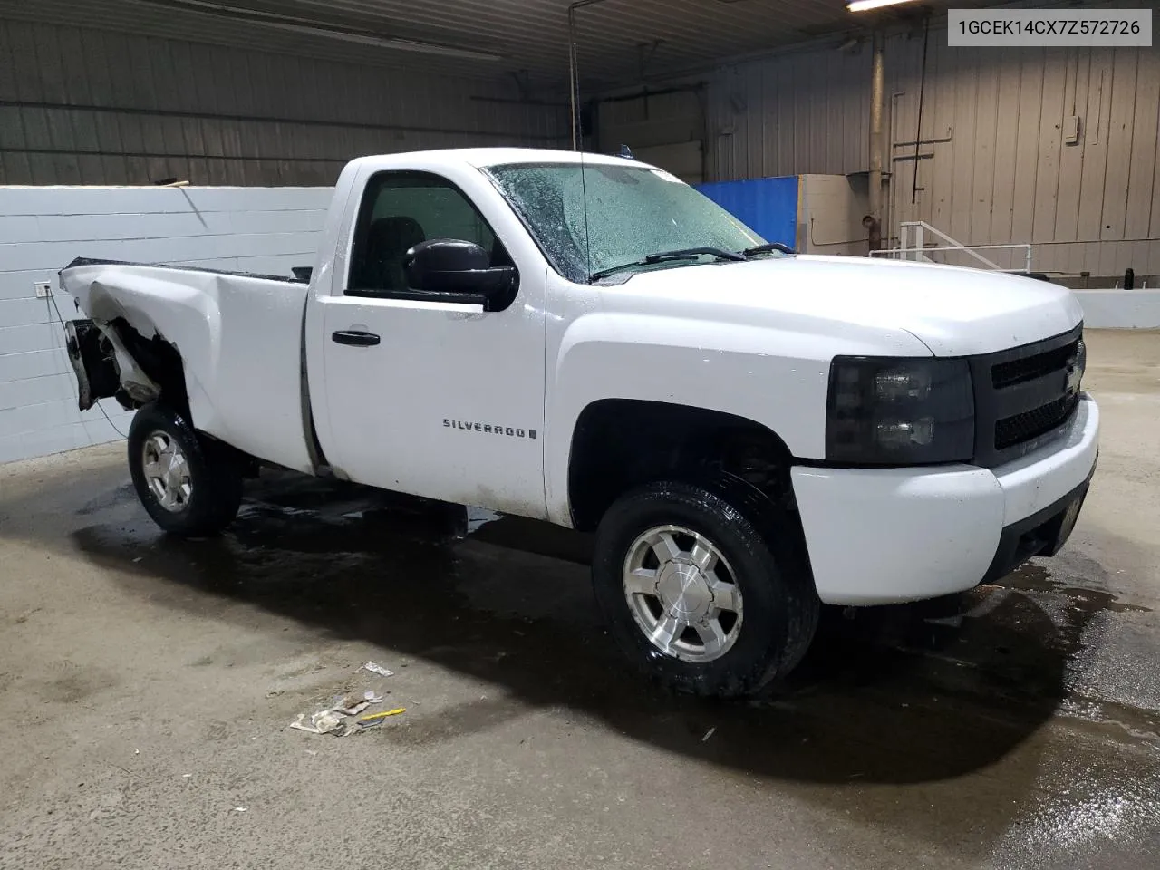 2007 Chevrolet Silverado K1500 VIN: 1GCEK14CX7Z572726 Lot: 72602124