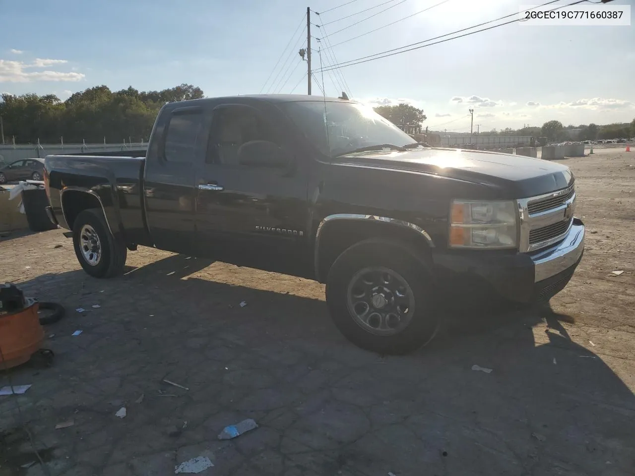 2007 Chevrolet Silverado C1500 VIN: 2GCEC19C771660387 Lot: 72619204