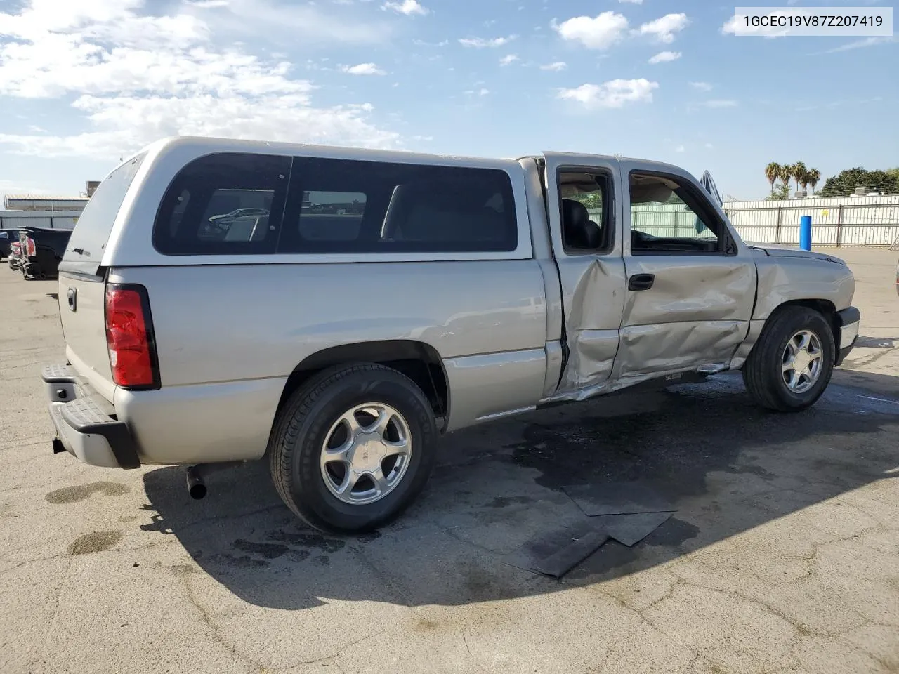 2007 Chevrolet Silverado C1500 Classic VIN: 1GCEC19V87Z207419 Lot: 72619724