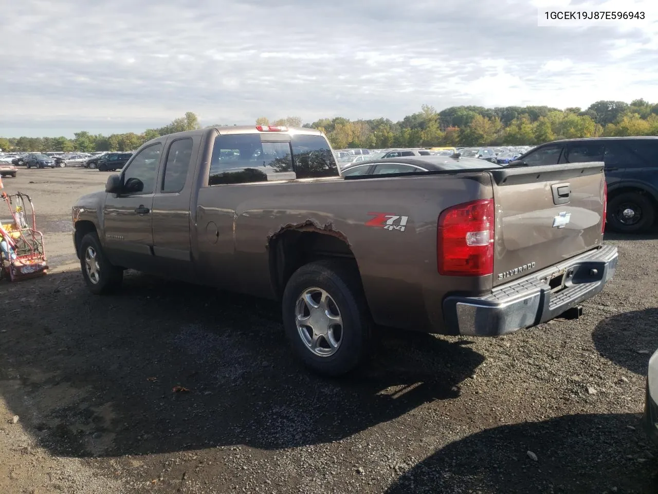 1GCEK19J87E596943 2007 Chevrolet Silverado K1500