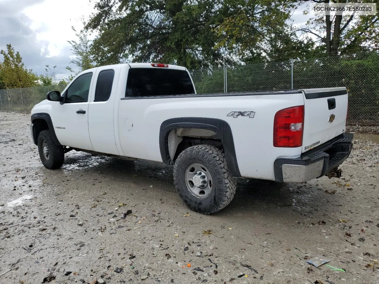 2007 Chevrolet Silverado K2500 Heavy Duty VIN: 1GCHK29667E550283 Lot: 72699994