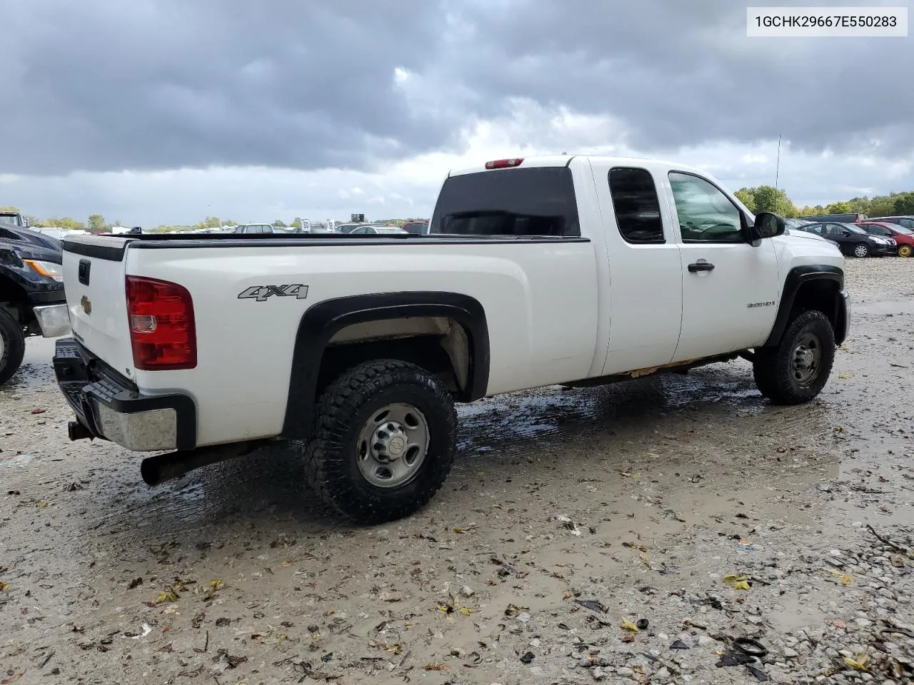 2007 Chevrolet Silverado K2500 Heavy Duty VIN: 1GCHK29667E550283 Lot: 72699994