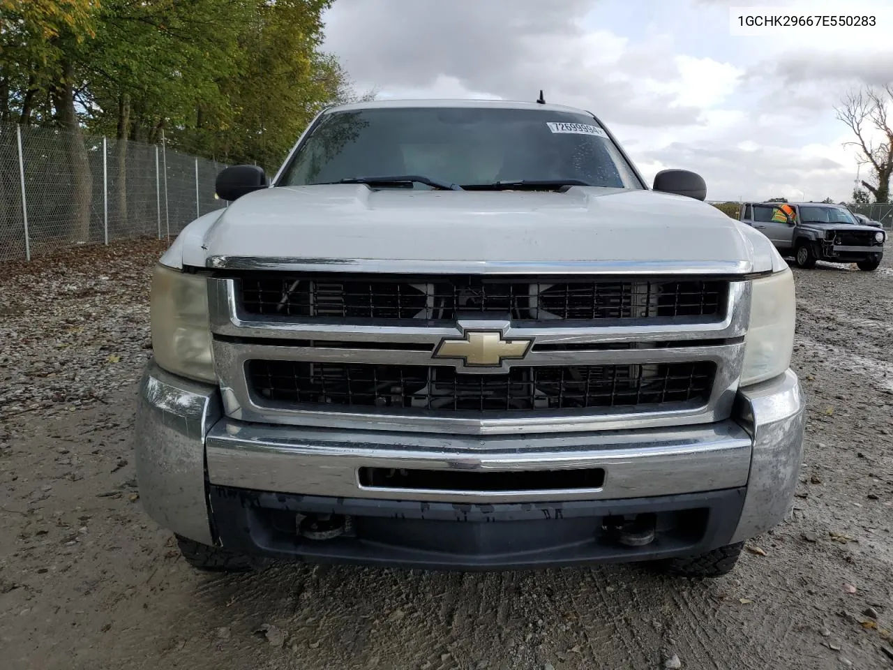 2007 Chevrolet Silverado K2500 Heavy Duty VIN: 1GCHK29667E550283 Lot: 72699994