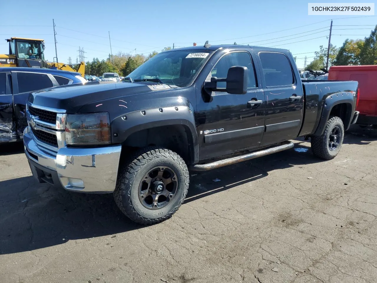 2007 Chevrolet Silverado K2500 Heavy Duty VIN: 1GCHK23K27F502439 Lot: 72766054