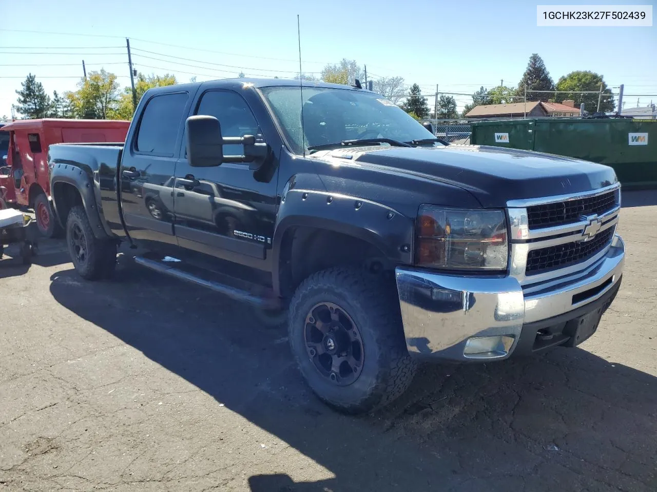 2007 Chevrolet Silverado K2500 Heavy Duty VIN: 1GCHK23K27F502439 Lot: 72766054