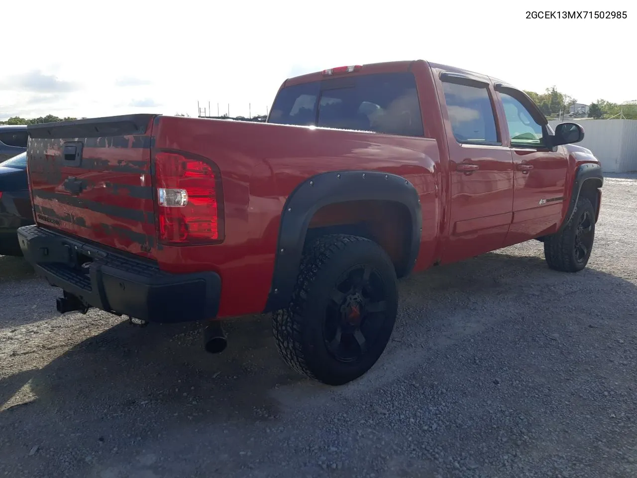 2007 Chevrolet Silverado K1500 Crew Cab VIN: 2GCEK13MX71502985 Lot: 72823824