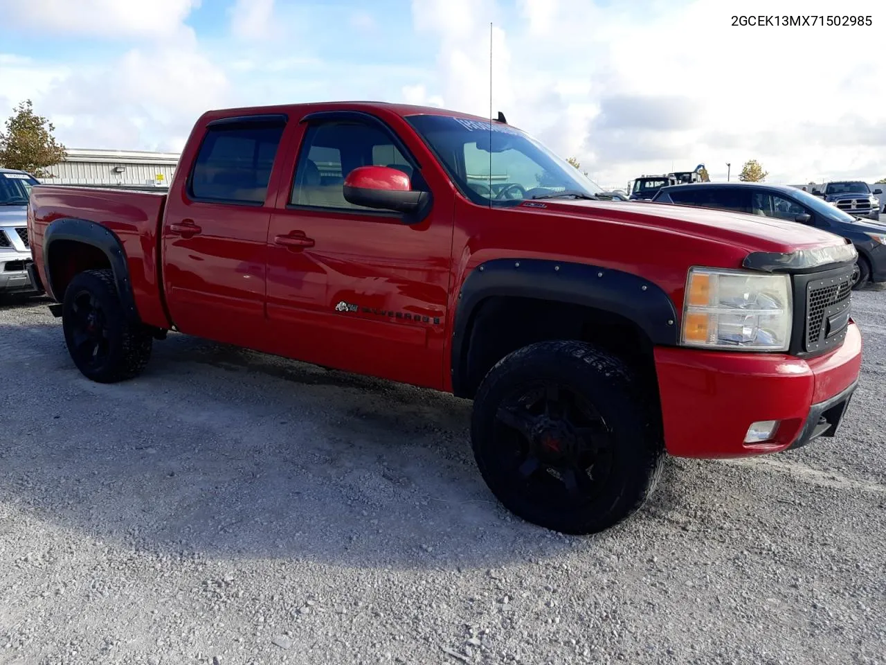 2007 Chevrolet Silverado K1500 Crew Cab VIN: 2GCEK13MX71502985 Lot: 72823824