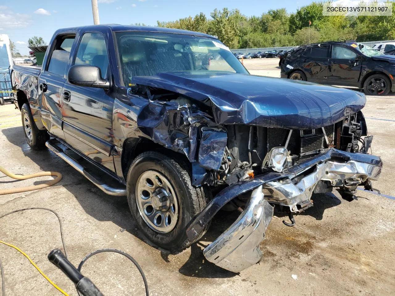 2007 Chevrolet Silverado C1500 Classic Crew Cab VIN: 2GCEC13V571121907 Lot: 72923534