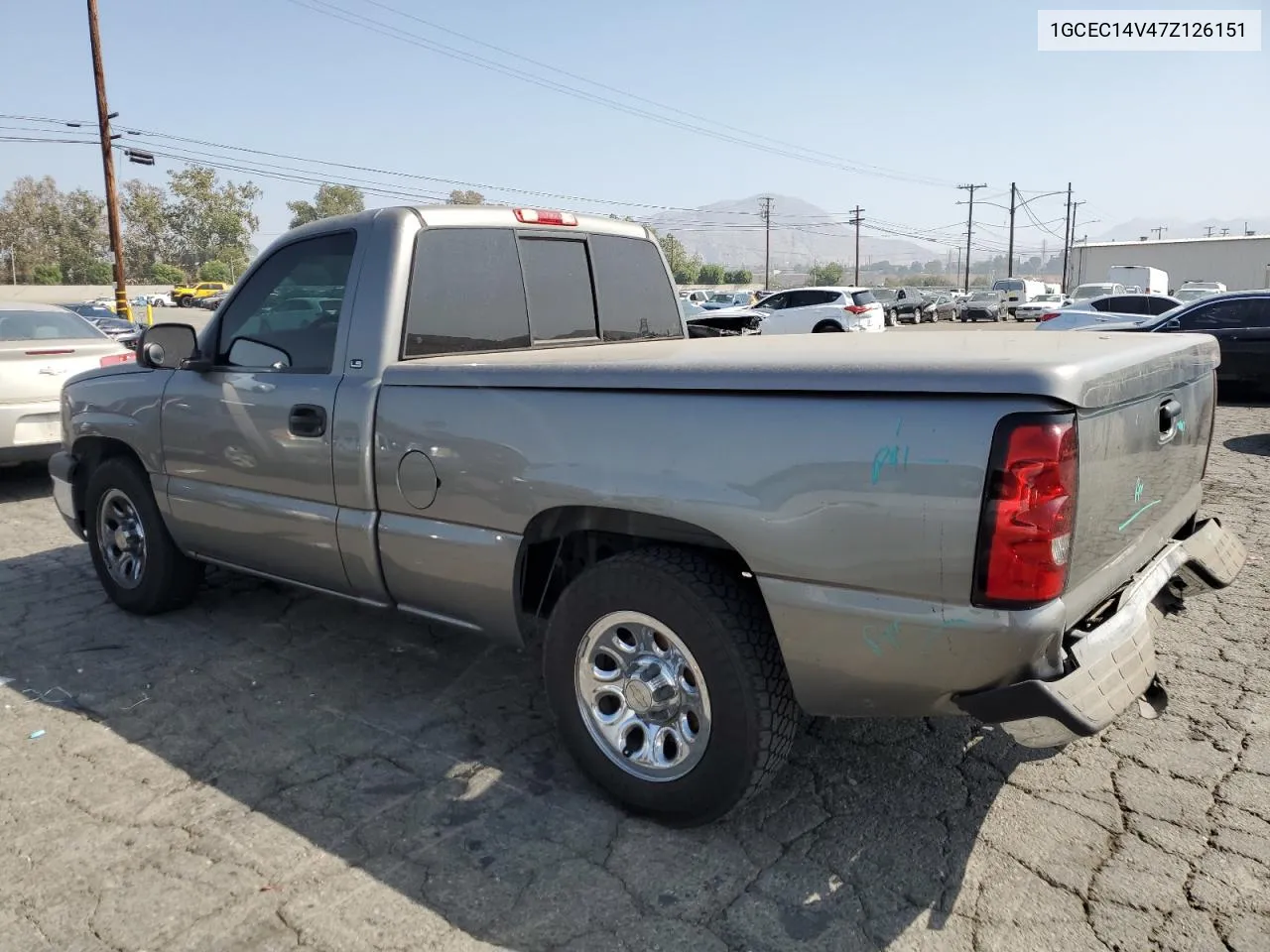 2007 Chevrolet Silverado C1500 Classic VIN: 1GCEC14V47Z126151 Lot: 72958974