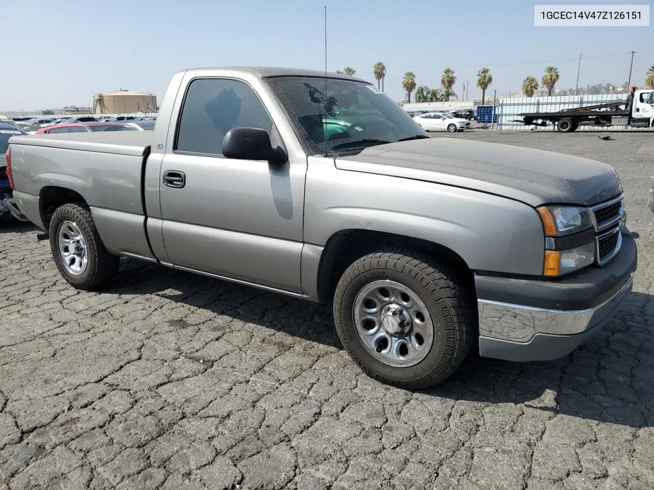 2007 Chevrolet Silverado C1500 Classic VIN: 1GCEC14V47Z126151 Lot: 72958974