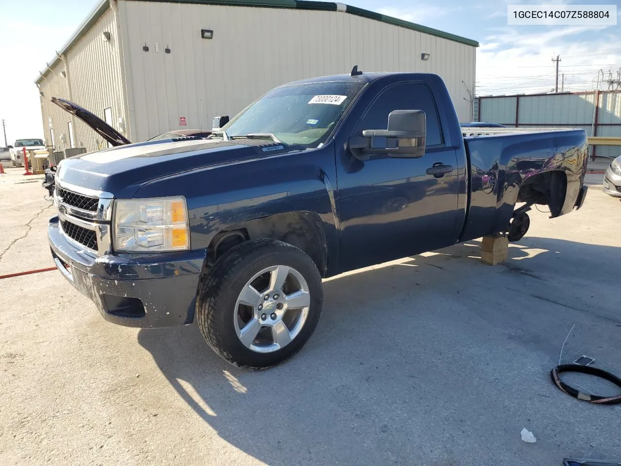 2007 Chevrolet Silverado C1500 VIN: 1GCEC14C07Z588804 Lot: 73000124