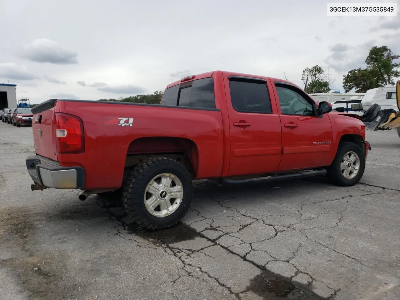 2007 Chevrolet Silverado K1500 Crew Cab VIN: 3GCEK13M37G535849 Lot: 73023764