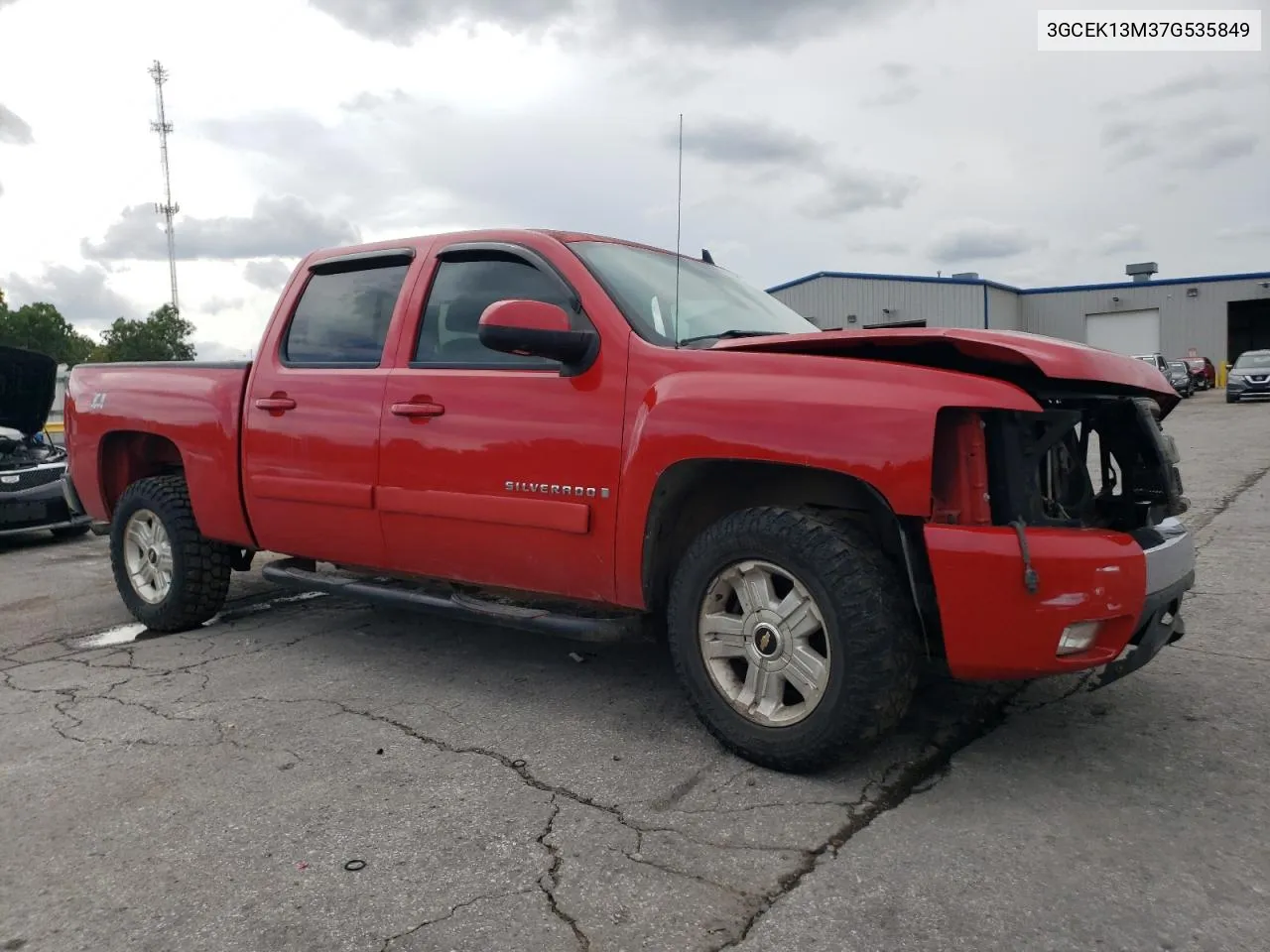 2007 Chevrolet Silverado K1500 Crew Cab VIN: 3GCEK13M37G535849 Lot: 73023764