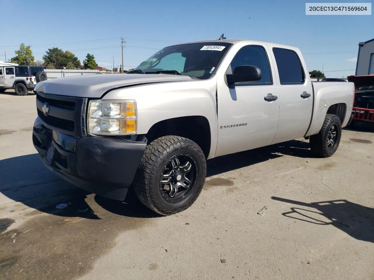 2007 Chevrolet Silverado C1500 Crew Cab VIN: 2GCEC13C471569604 Lot: 73043994