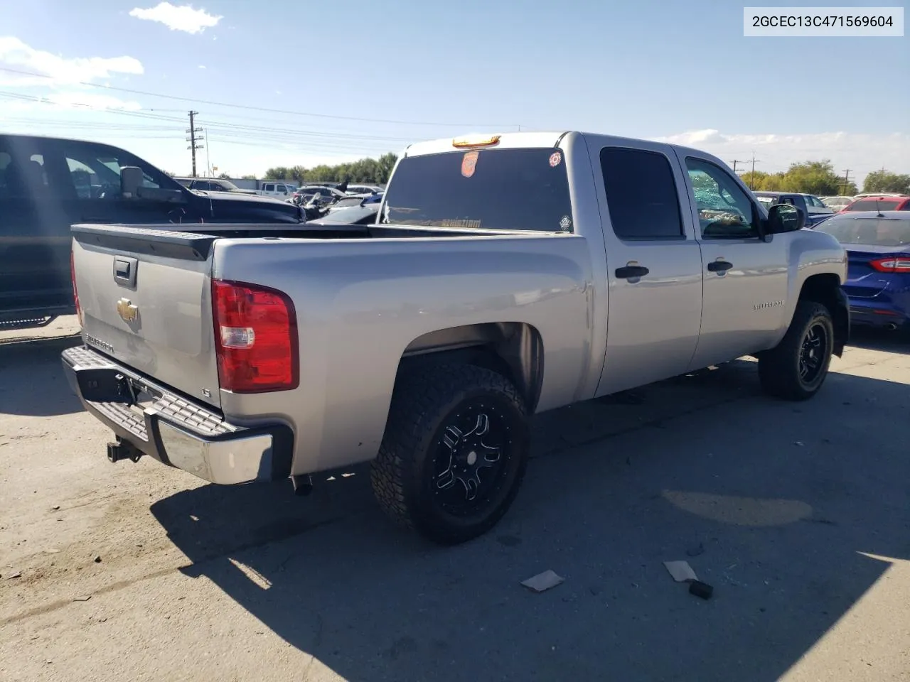 2007 Chevrolet Silverado C1500 Crew Cab VIN: 2GCEC13C471569604 Lot: 73043994