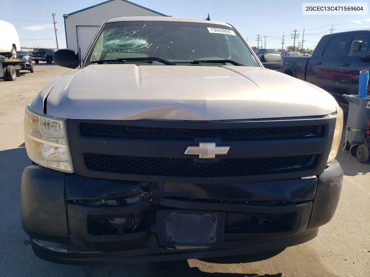 2007 Chevrolet Silverado C1500 Crew Cab VIN: 2GCEC13C471569604 Lot: 73043994