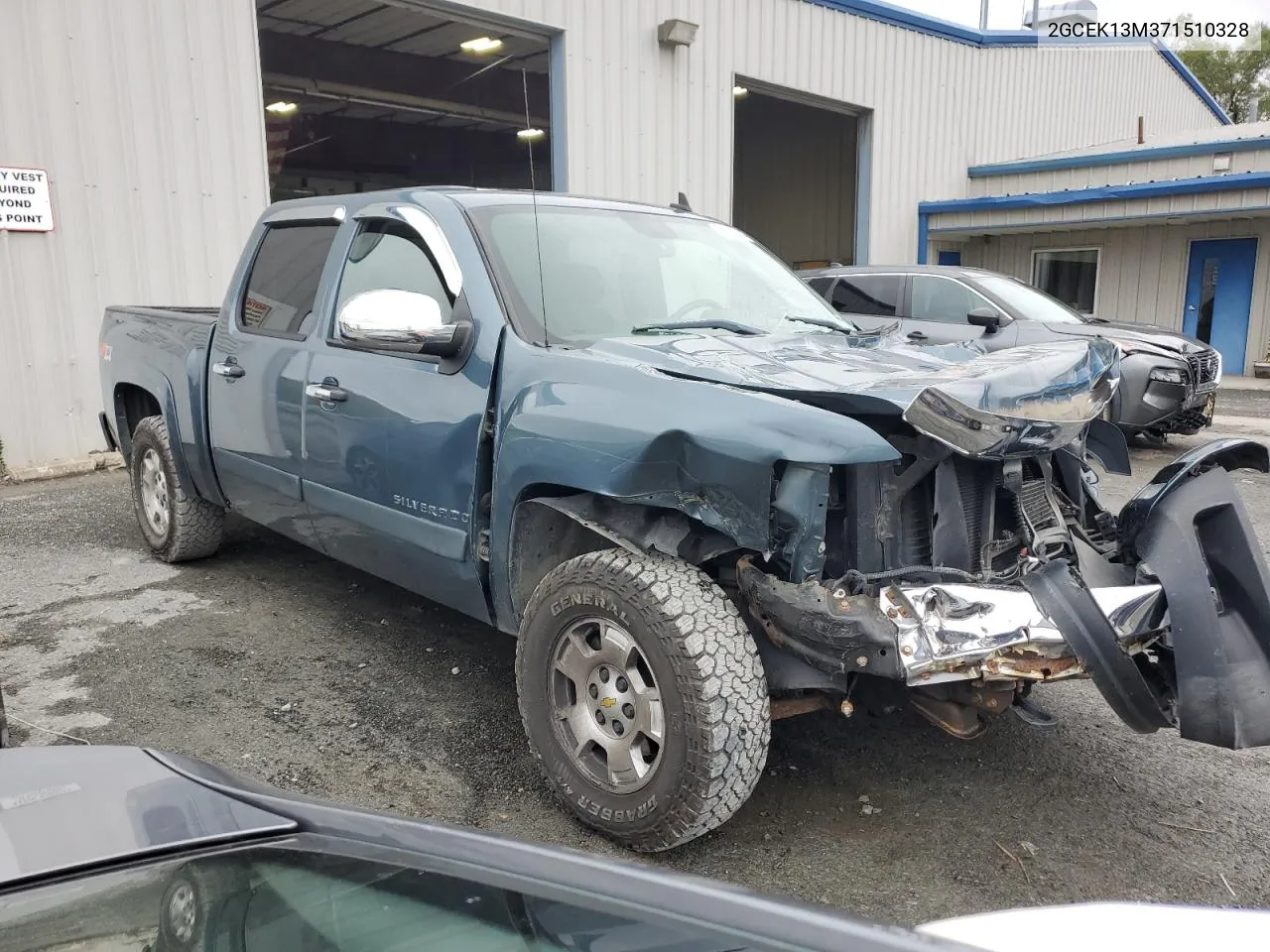 2007 Chevrolet Silverado K1500 Crew Cab VIN: 2GCEK13M371510328 Lot: 73105934