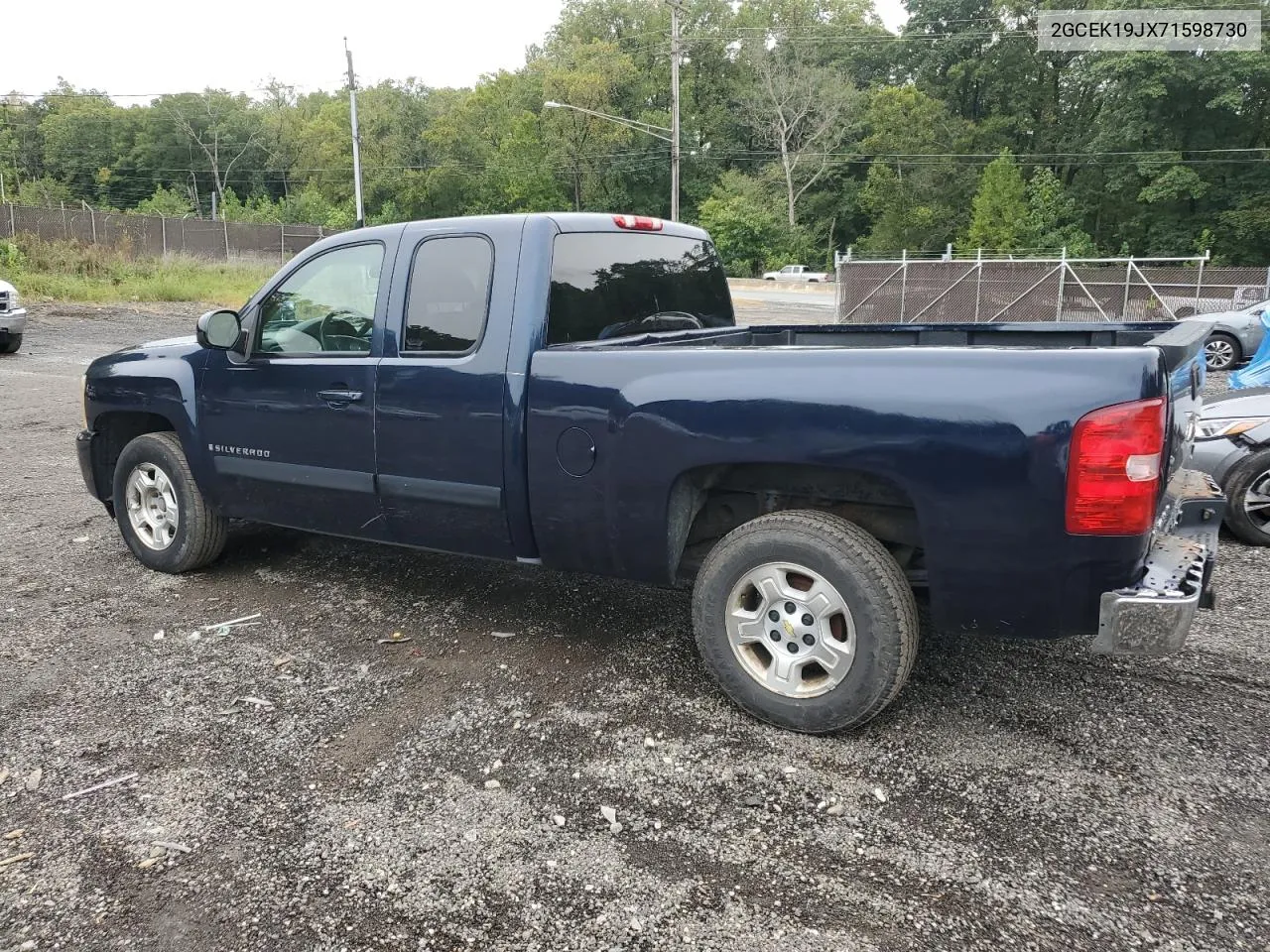 2007 Chevrolet Silverado K1500 VIN: 2GCEK19JX71598730 Lot: 73248304