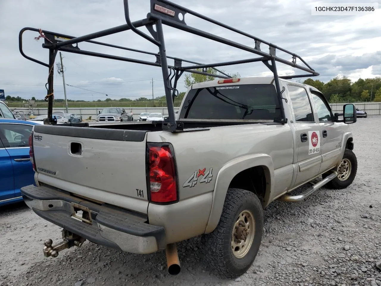 2007 Chevrolet Silverado K2500 Heavy Duty VIN: 1GCHK23D47F136386 Lot: 73304344