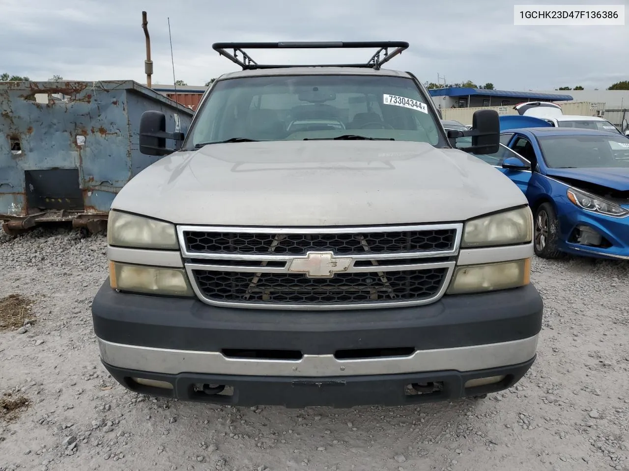 2007 Chevrolet Silverado K2500 Heavy Duty VIN: 1GCHK23D47F136386 Lot: 73304344