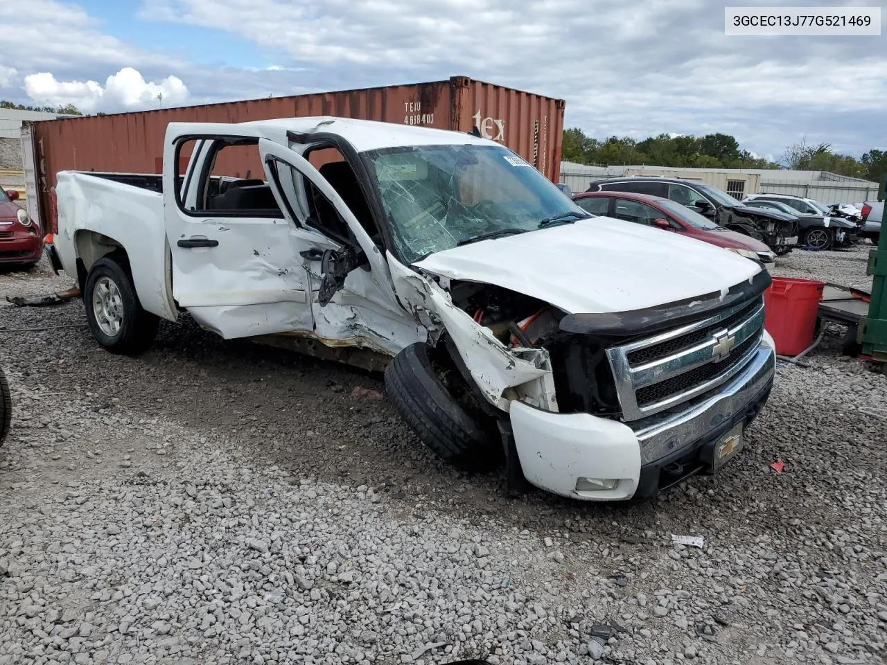 2007 Chevrolet Silverado C1500 Crew Cab VIN: 3GCEC13J77G521469 Lot: 73505824