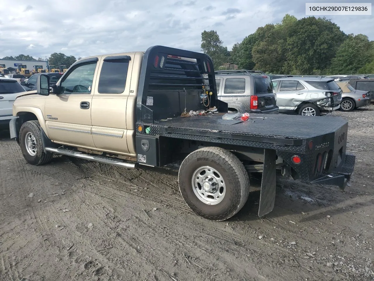 2007 Chevrolet Silverado K2500 Heavy Duty VIN: 1GCHK29D07E129836 Lot: 73649994