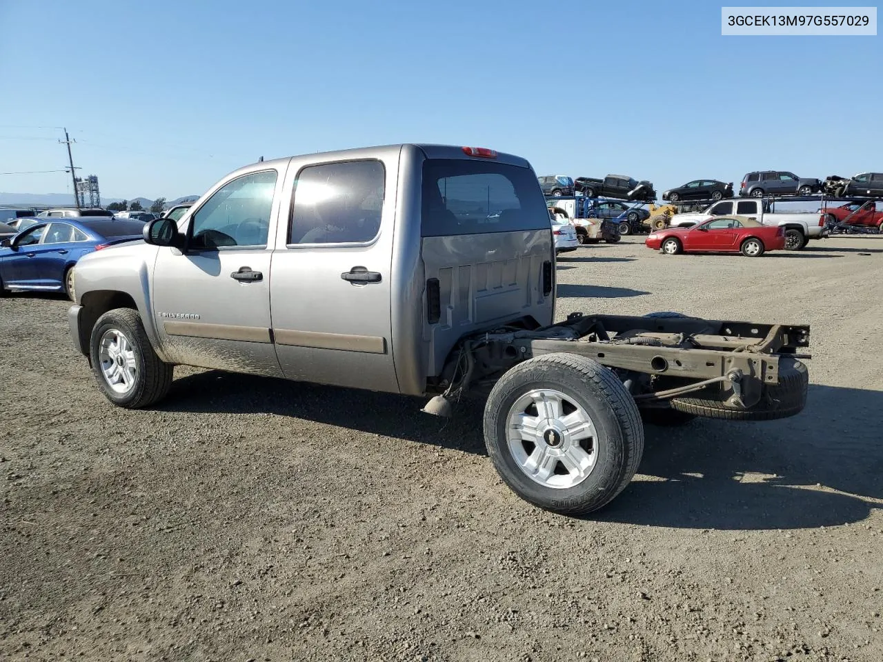 2007 Chevrolet Silverado K1500 Crew Cab VIN: 3GCEK13M97G557029 Lot: 73782784