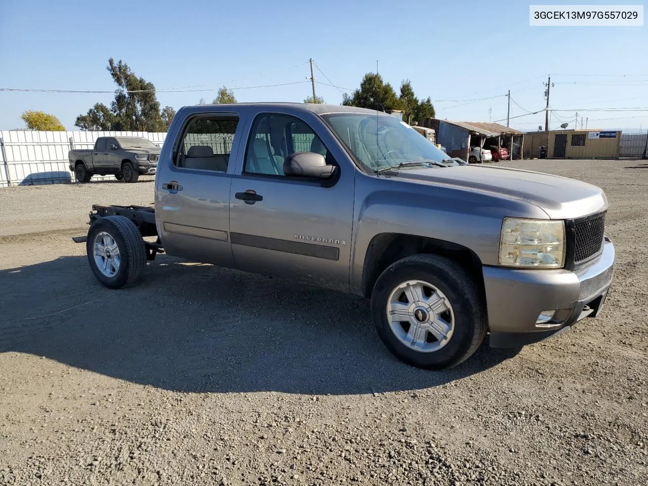 2007 Chevrolet Silverado K1500 Crew Cab VIN: 3GCEK13M97G557029 Lot: 73782784