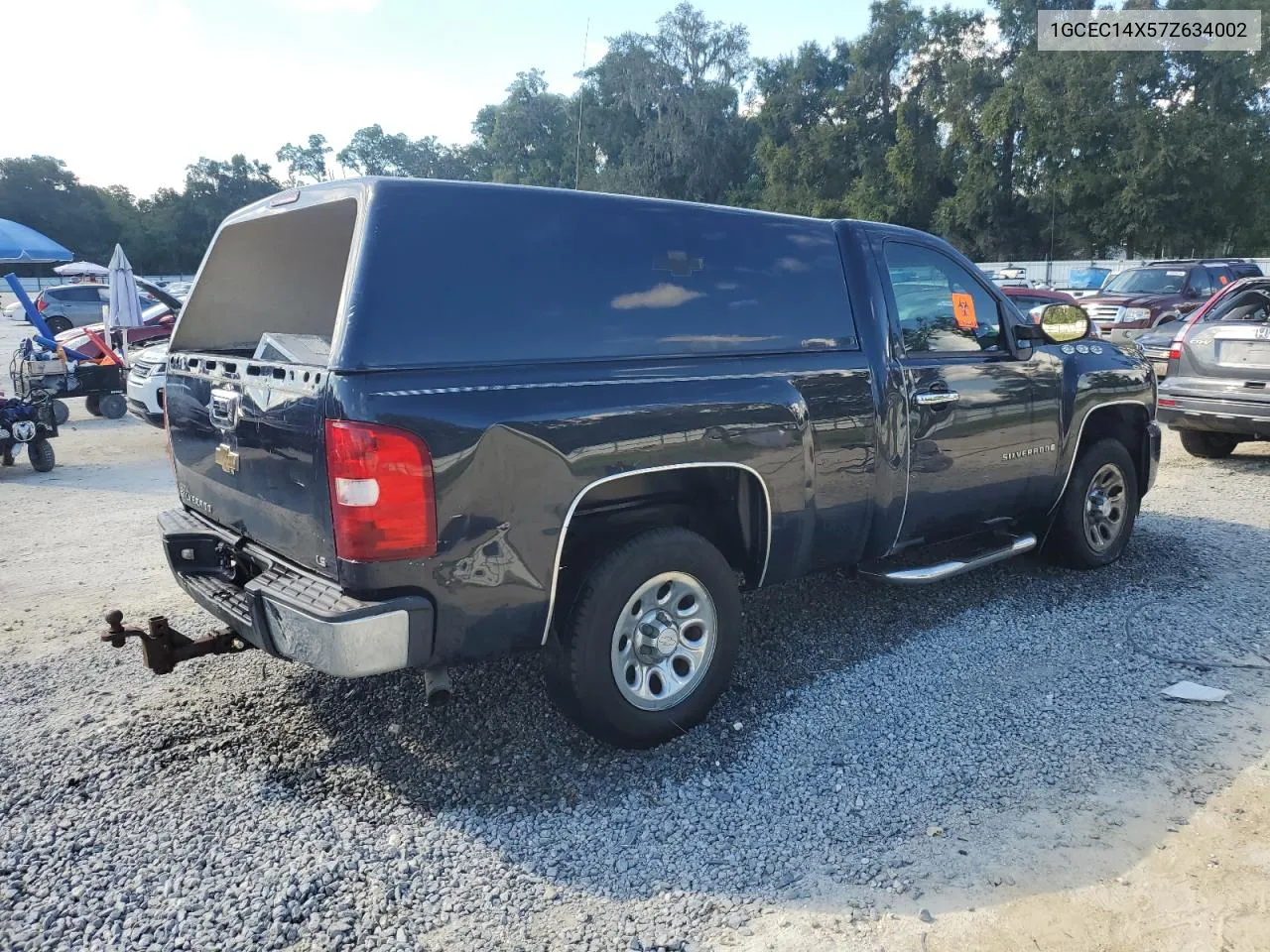 2007 Chevrolet Silverado C1500 Classic VIN: 1GCEC14X57Z634002 Lot: 74024804