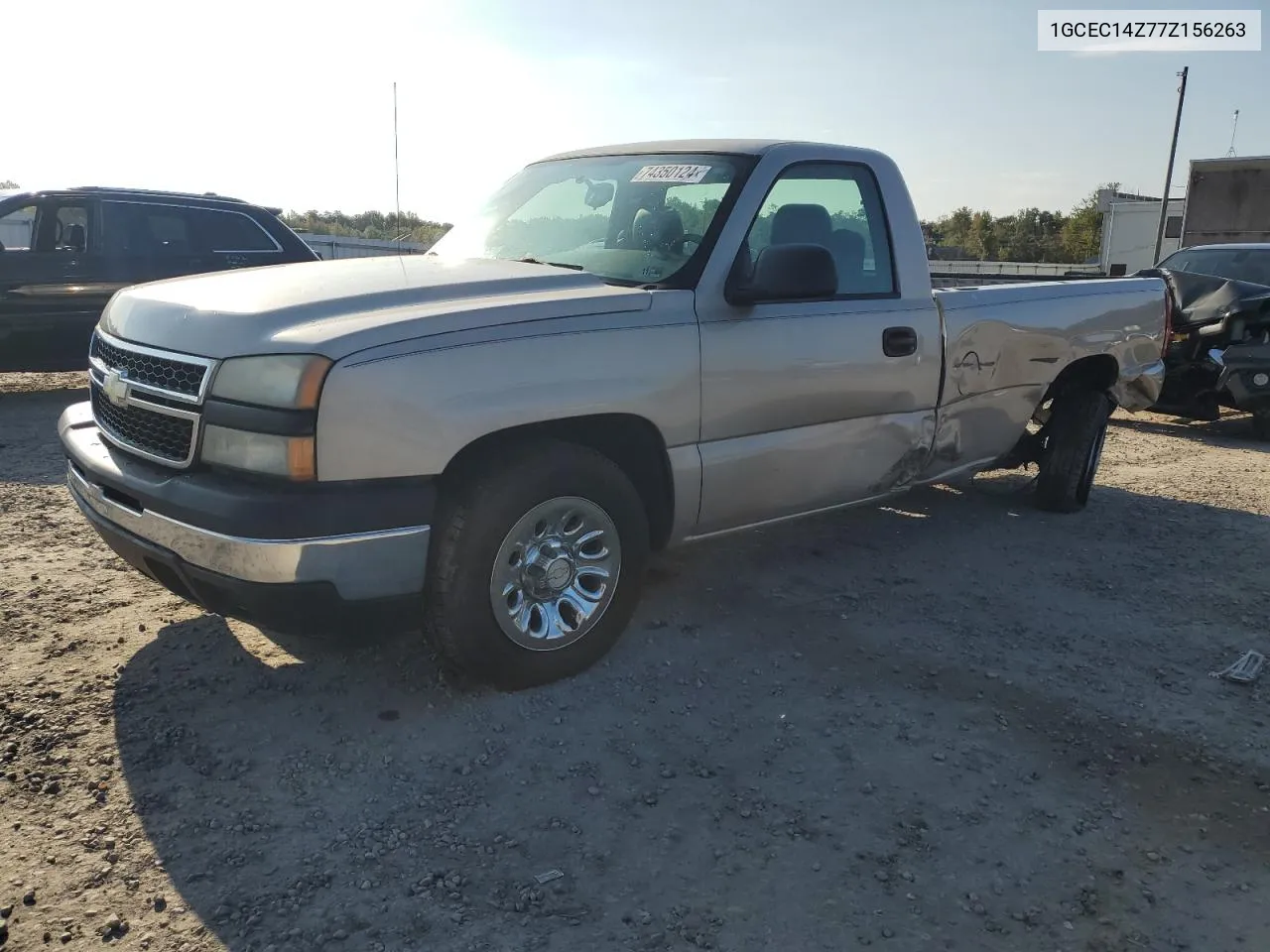 2007 Chevrolet Silverado C1500 Classic VIN: 1GCEC14Z77Z156263 Lot: 74350124