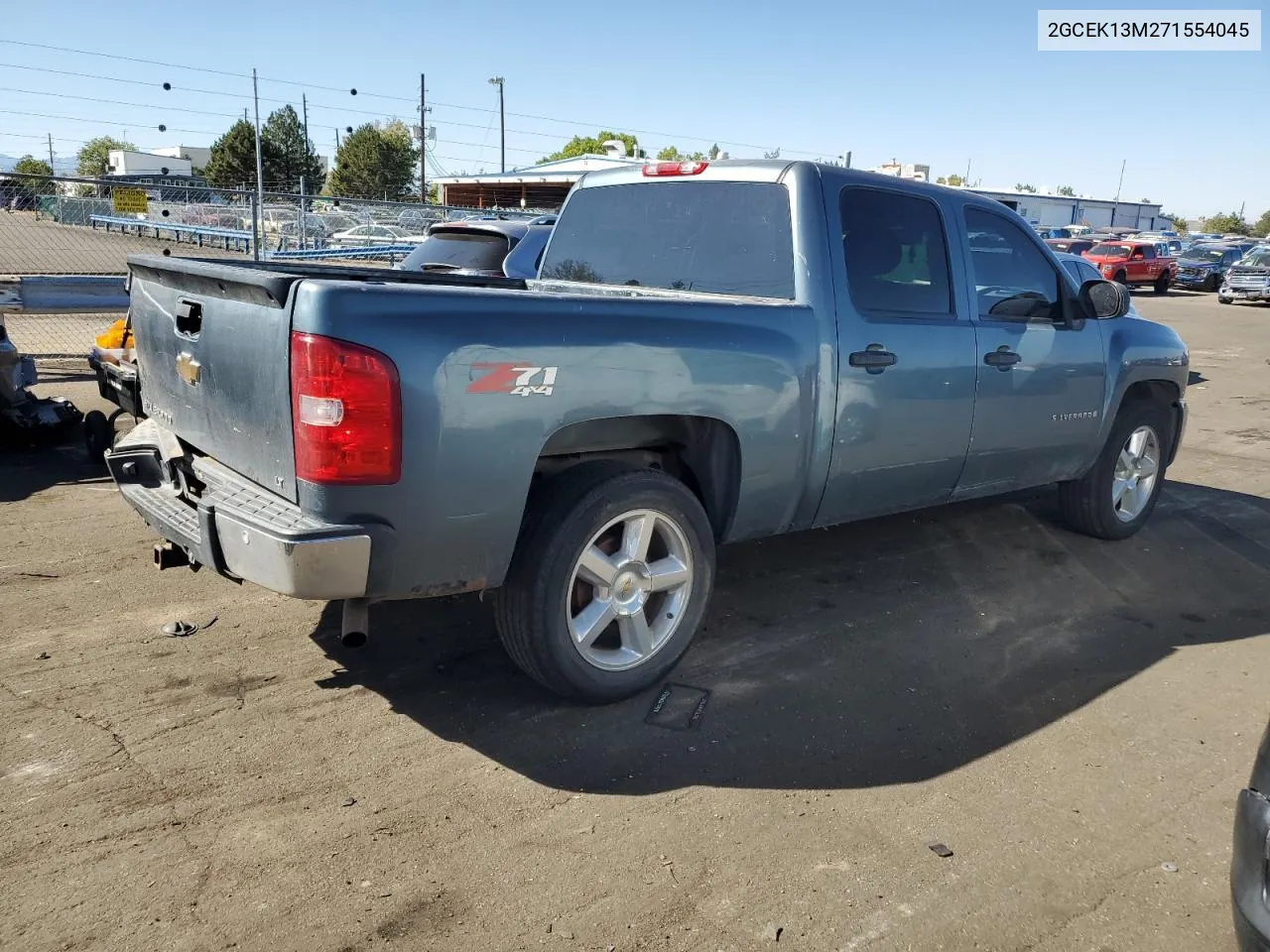 2GCEK13M271554045 2007 Chevrolet Silverado K1500 Crew Cab