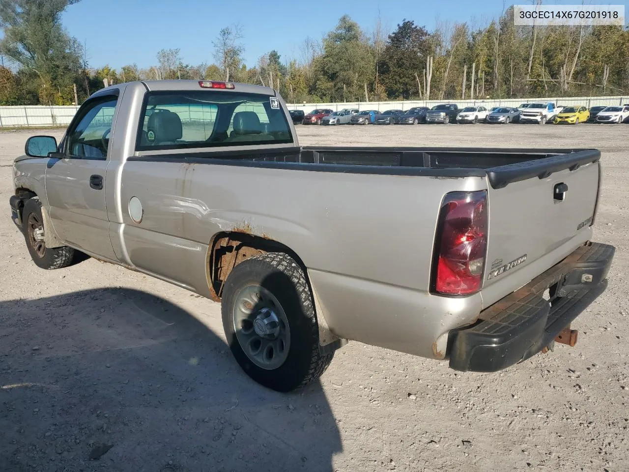 2007 Chevrolet Silverado C1500 Classic VIN: 3GCEC14X67G201918 Lot: 74610374