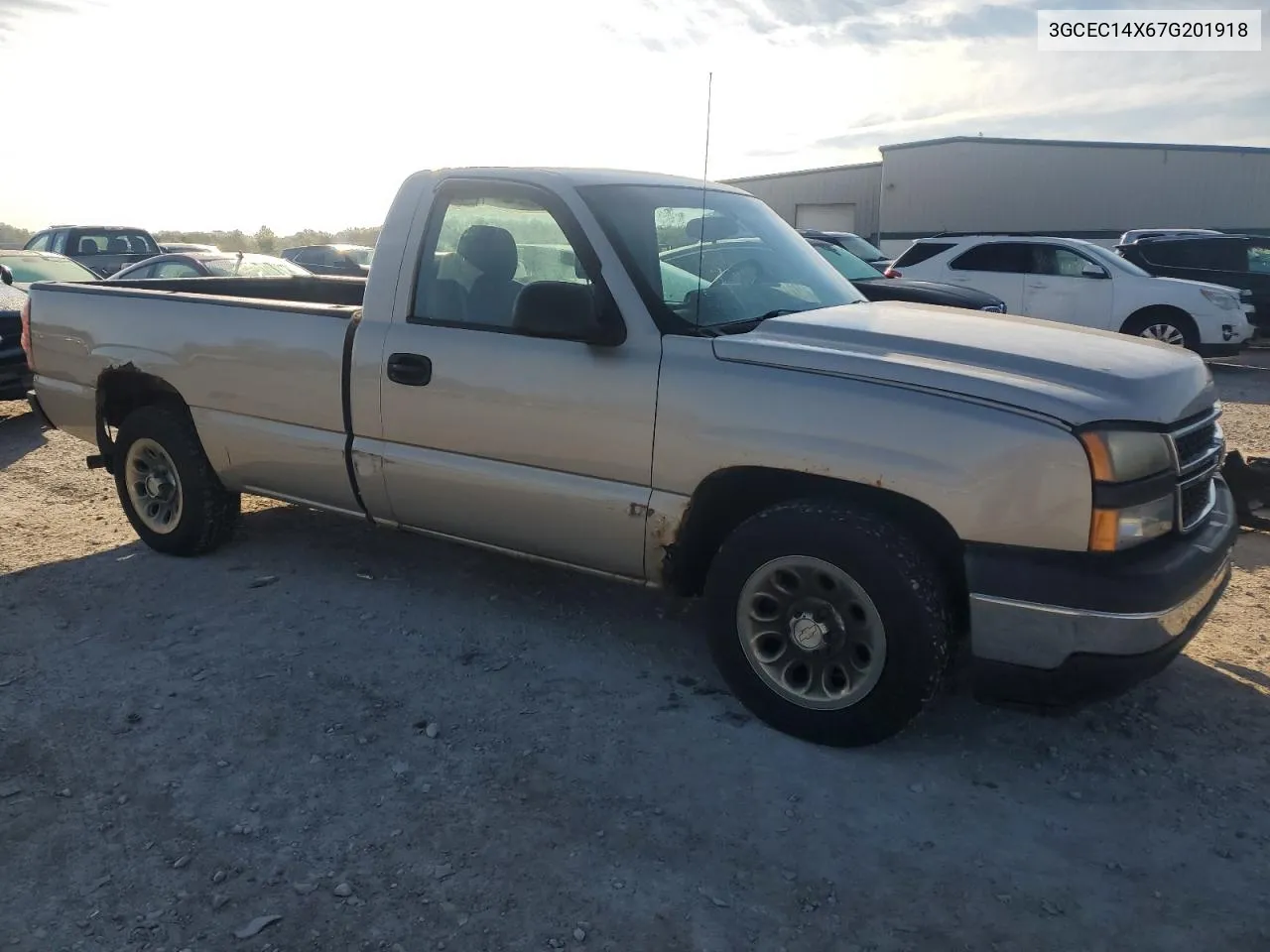 2007 Chevrolet Silverado C1500 Classic VIN: 3GCEC14X67G201918 Lot: 74610374