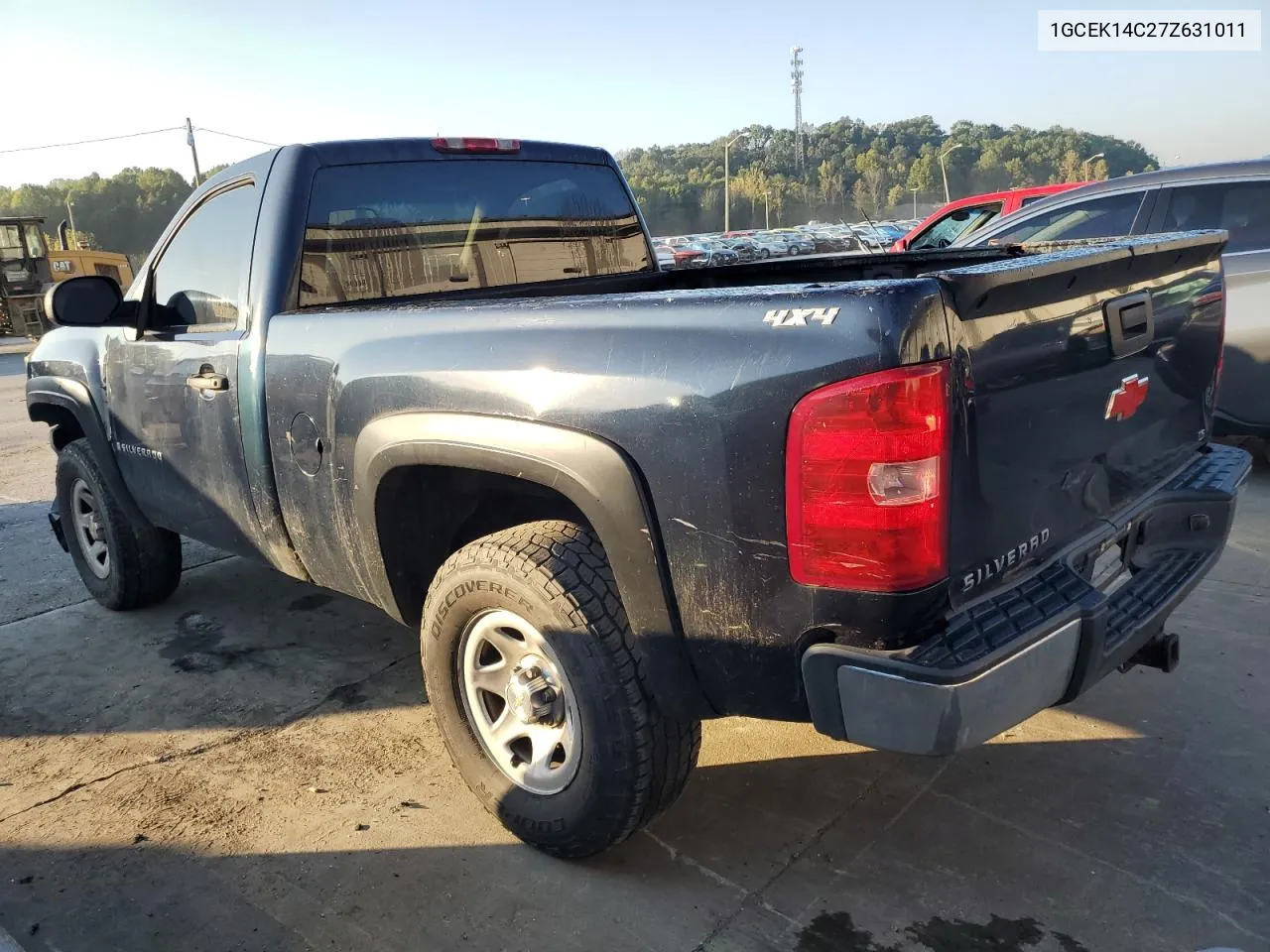 2007 Chevrolet Silverado K1500 VIN: 1GCEK14C27Z631011 Lot: 74727804