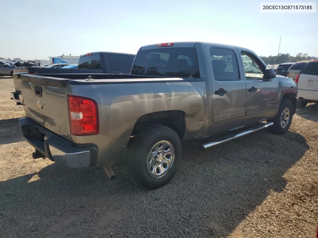 2007 Chevrolet Silverado C1500 Crew Cab VIN: 2GCEC13C871573185 Lot: 75205394