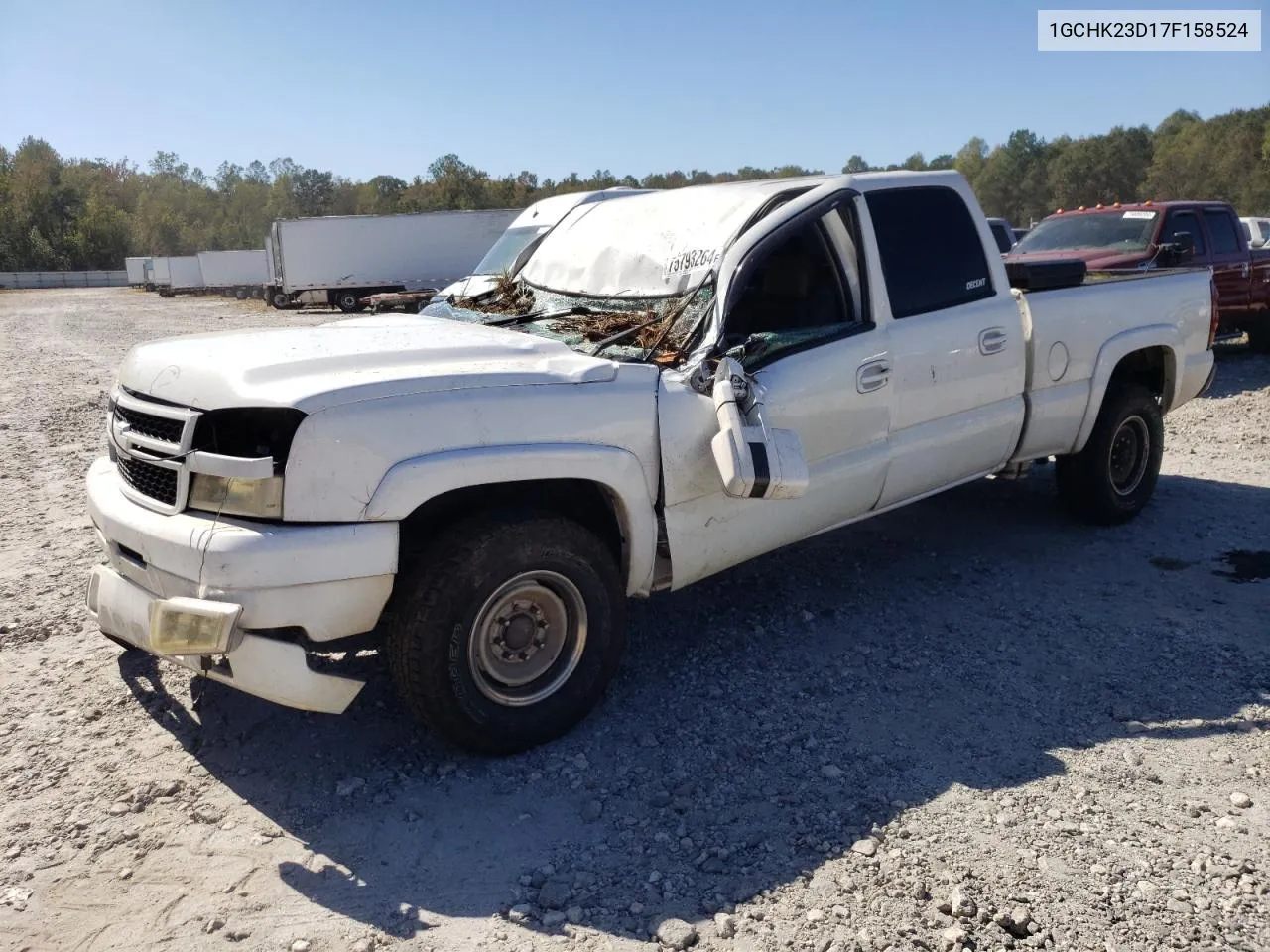 2007 Chevrolet Silverado K2500 Heavy Duty VIN: 1GCHK23D17F158524 Lot: 75793264