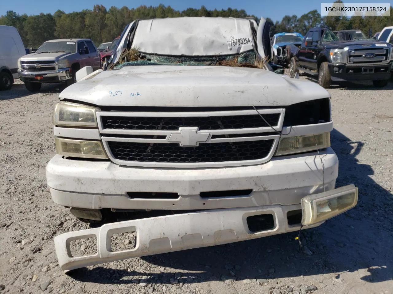 2007 Chevrolet Silverado K2500 Heavy Duty VIN: 1GCHK23D17F158524 Lot: 75793264