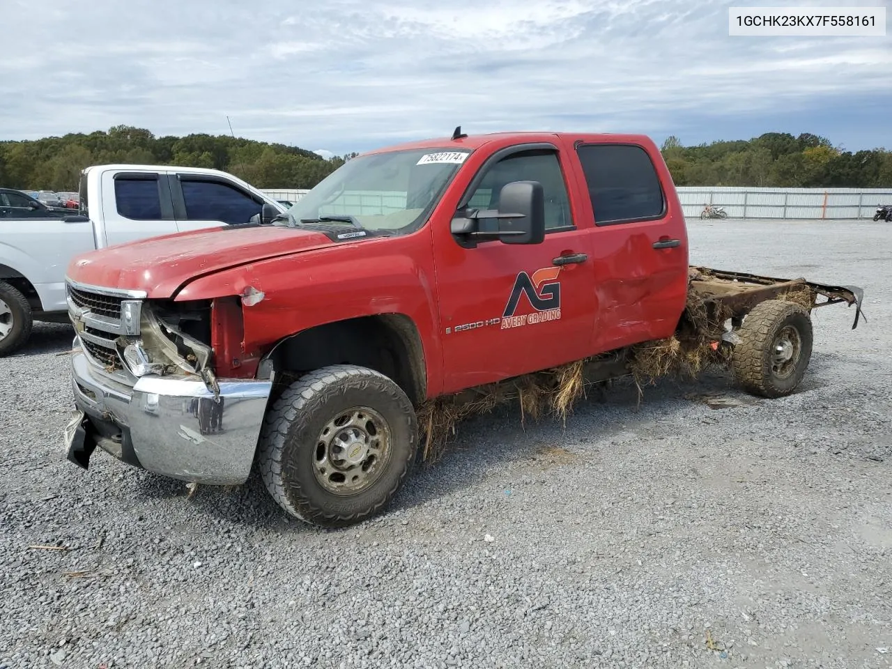 2007 Chevrolet Silverado K2500 Heavy Duty VIN: 1GCHK23KX7F558161 Lot: 75822174