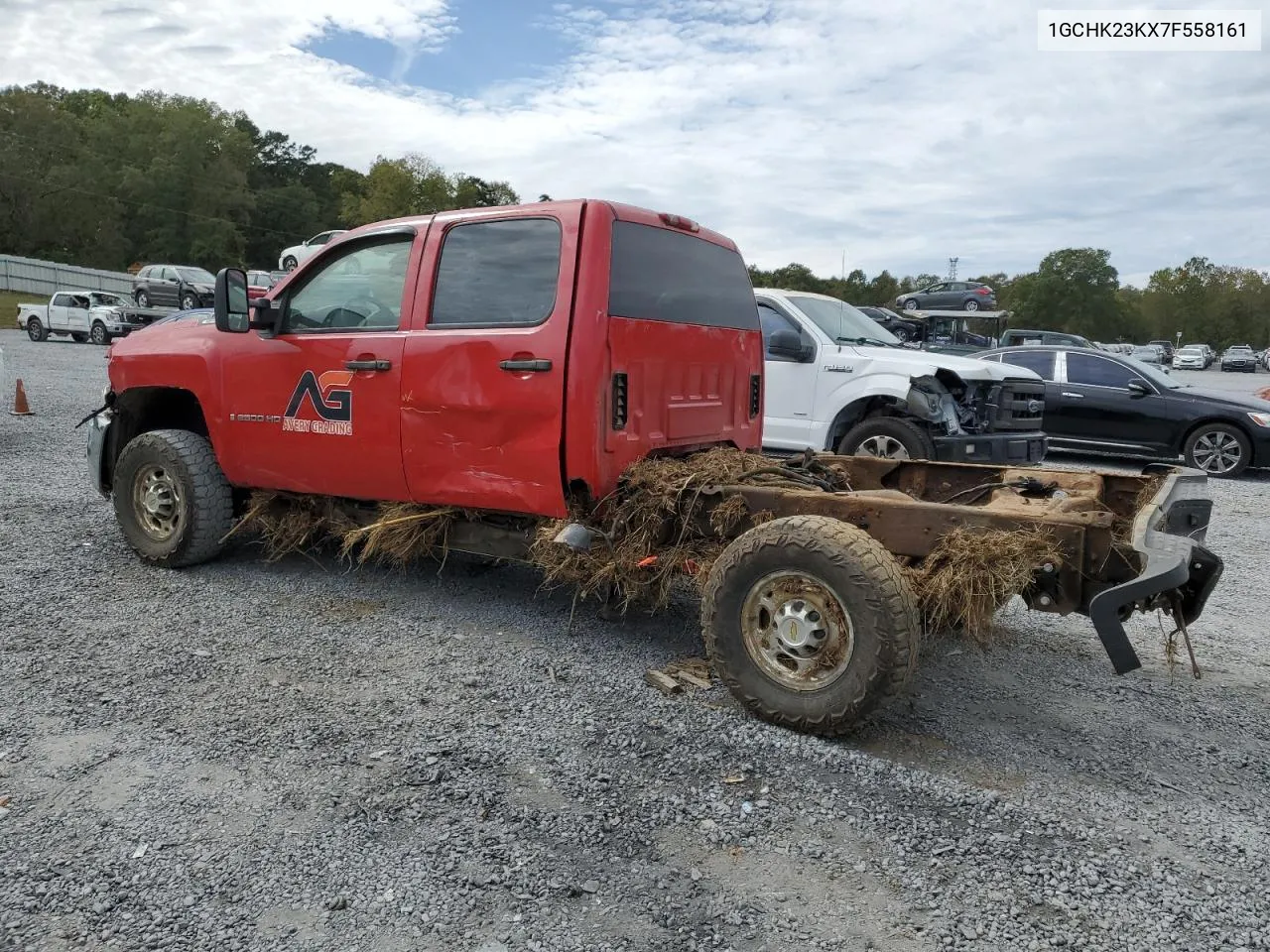 2007 Chevrolet Silverado K2500 Heavy Duty VIN: 1GCHK23KX7F558161 Lot: 75822174