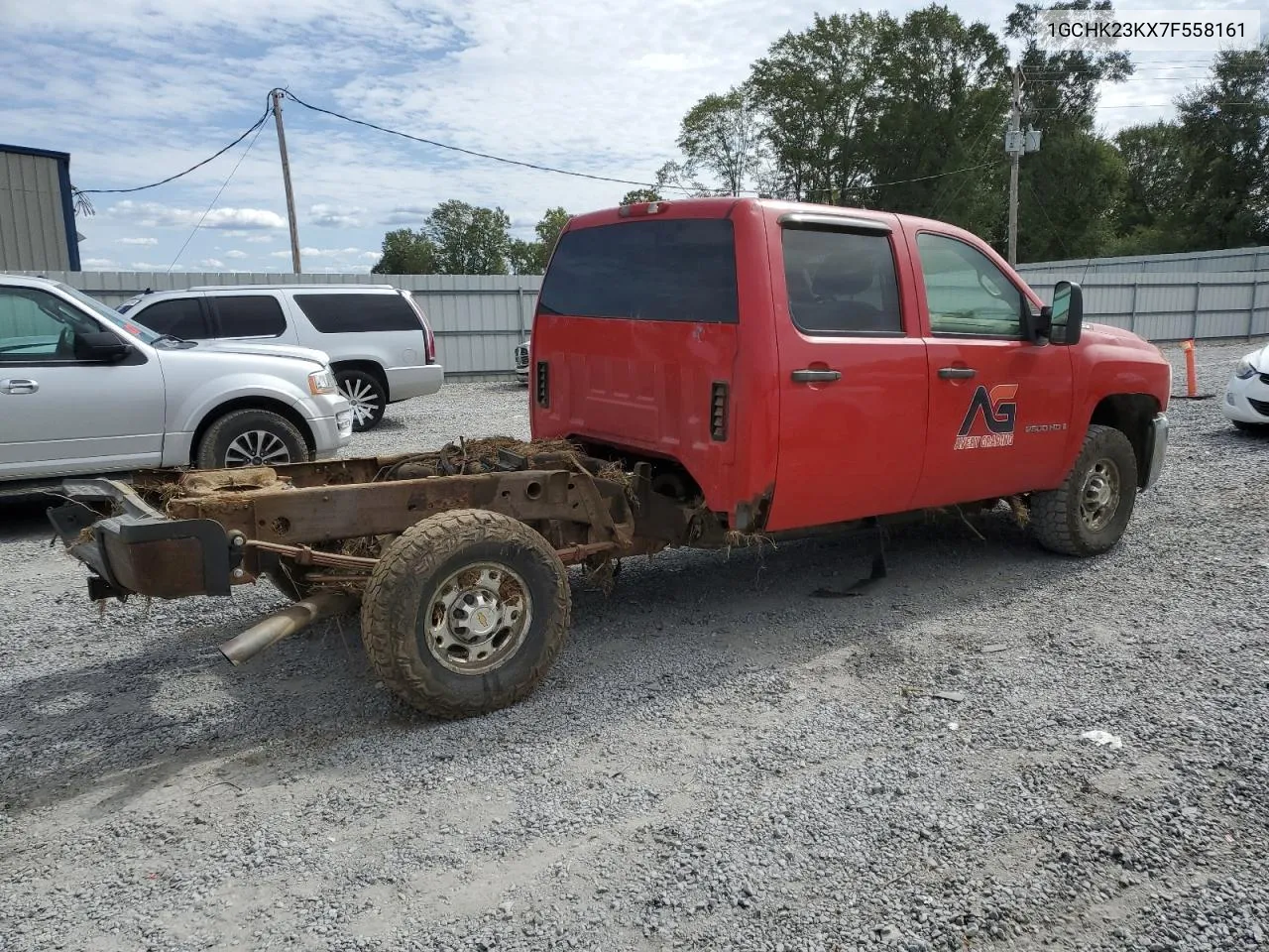 2007 Chevrolet Silverado K2500 Heavy Duty VIN: 1GCHK23KX7F558161 Lot: 75822174