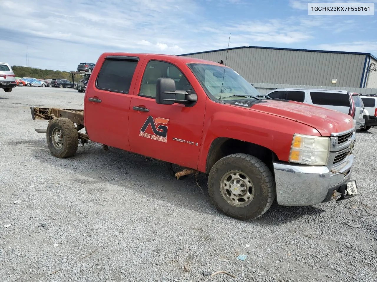 2007 Chevrolet Silverado K2500 Heavy Duty VIN: 1GCHK23KX7F558161 Lot: 75822174