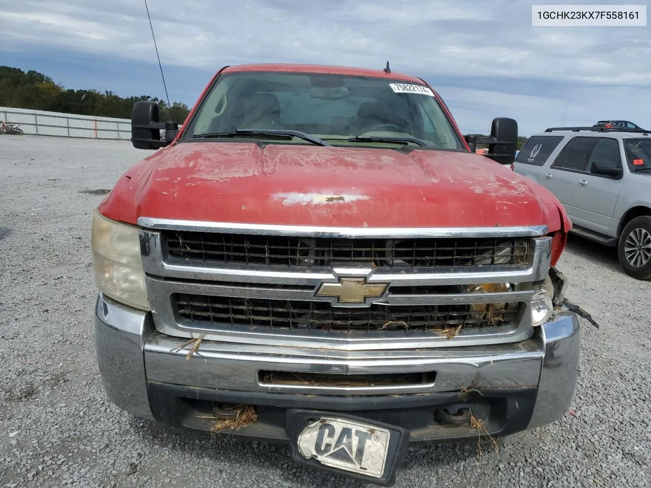 2007 Chevrolet Silverado K2500 Heavy Duty VIN: 1GCHK23KX7F558161 Lot: 75822174