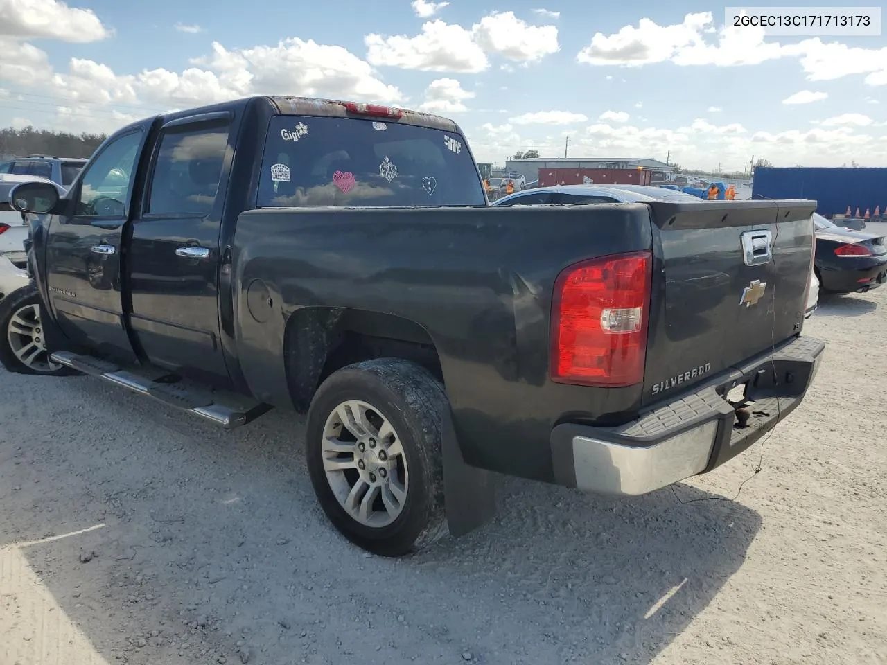 2007 Chevrolet Silverado C1500 Crew Cab VIN: 2GCEC13C171713173 Lot: 76130904