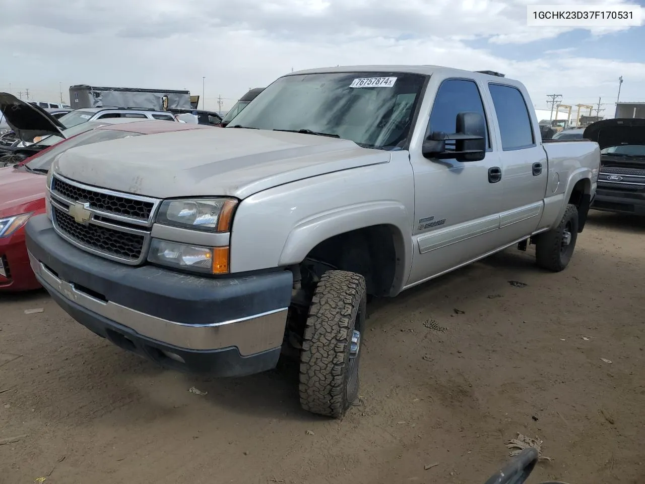 2007 Chevrolet Silverado K2500 Heavy Duty VIN: 1GCHK23D37F170531 Lot: 76757874