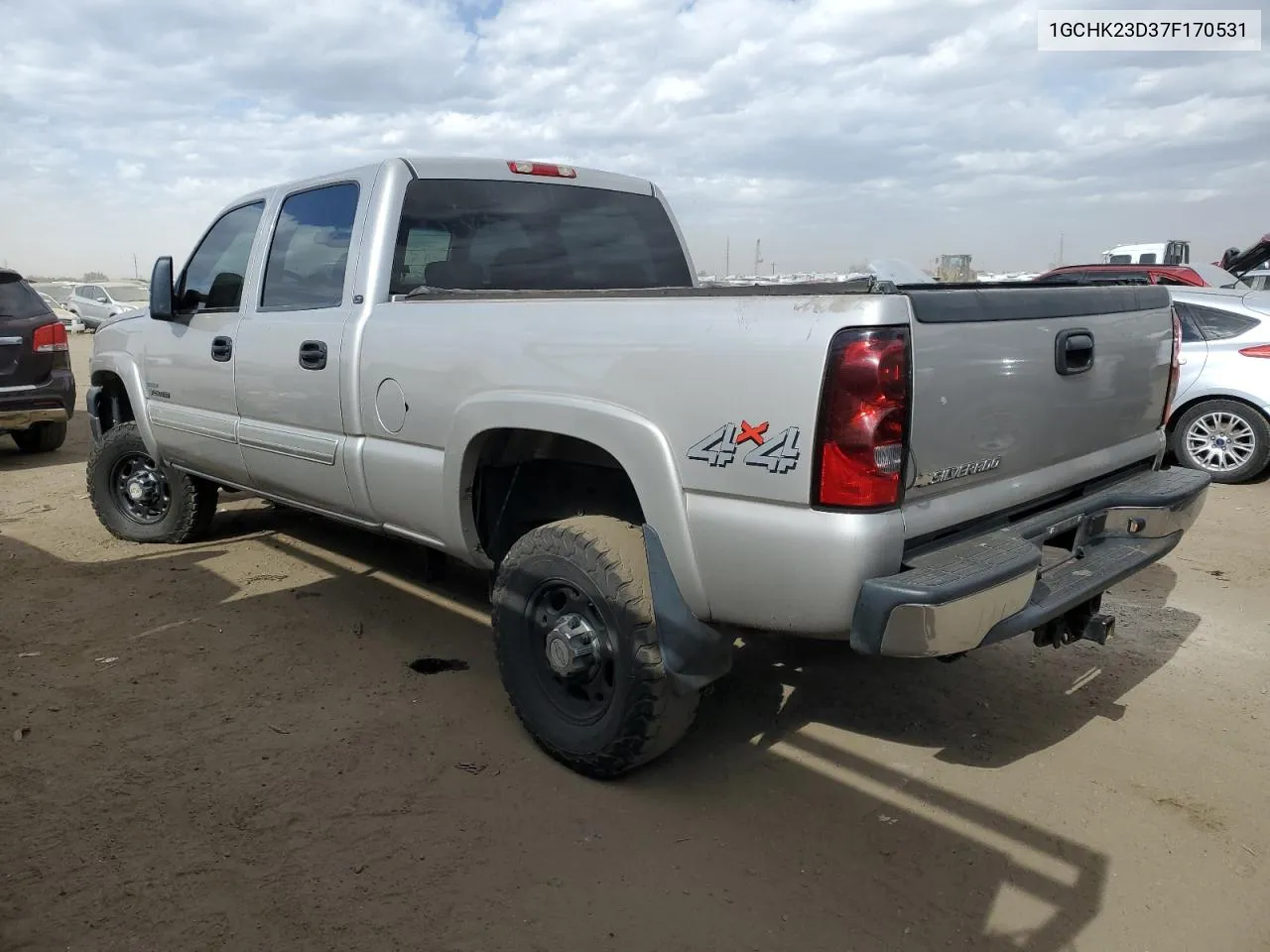 2007 Chevrolet Silverado K2500 Heavy Duty VIN: 1GCHK23D37F170531 Lot: 76757874