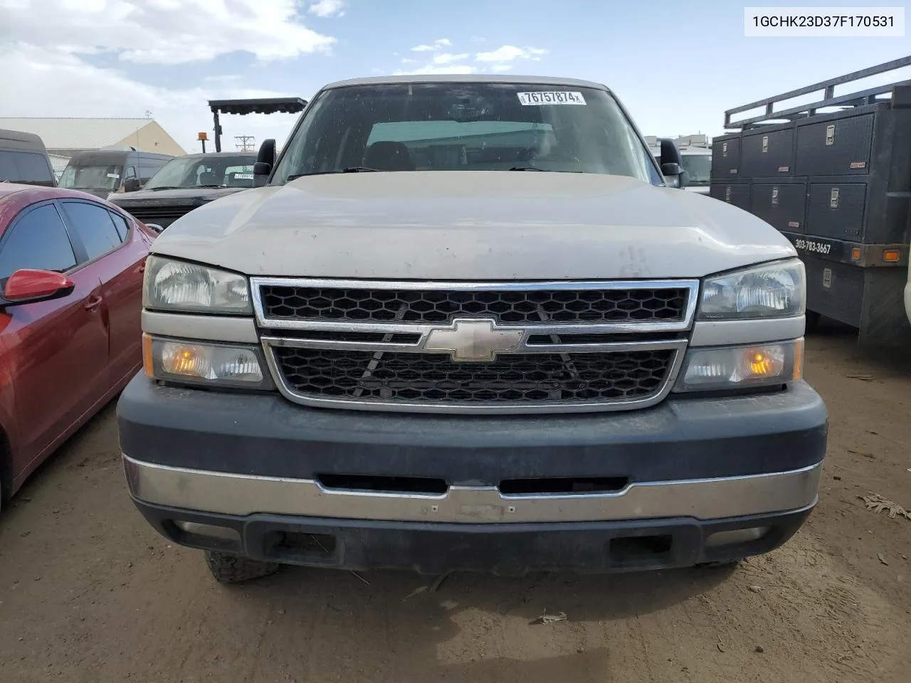 2007 Chevrolet Silverado K2500 Heavy Duty VIN: 1GCHK23D37F170531 Lot: 76757874