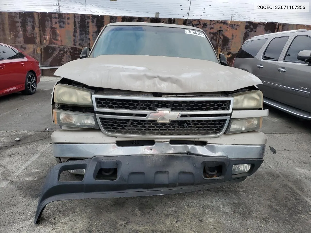 2GCEC13Z071167356 2007 Chevrolet Silverado C1500 Classic Crew Cab